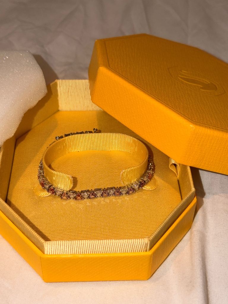 Swarovski Tennis Bracelet - Multicoloured Stones, As Good As New