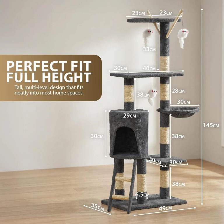 Cat Tree / Scratching Post – Like New – £10 (Cost £33.95)