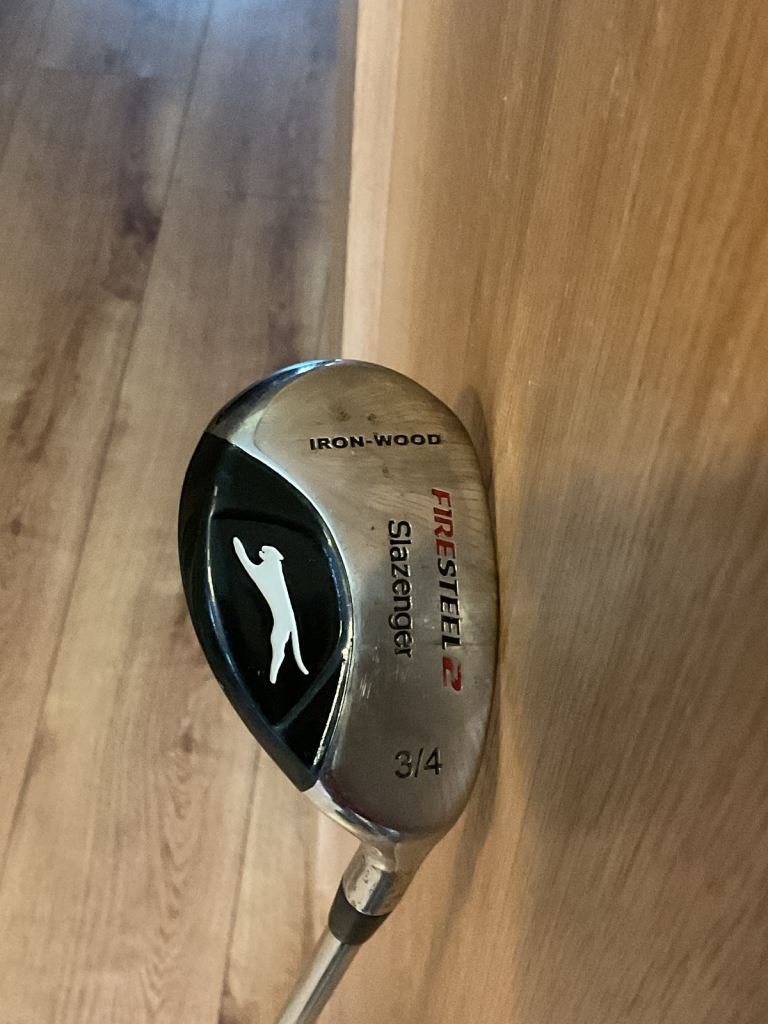 Slazenger Firesteel 2 Iron-Wood 3/4 Golf Club – Good Condition