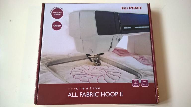 New Pfaff / Husqvarna Viking Square Embroidery Hoop 6''x 6'' (150mm x 150mm),