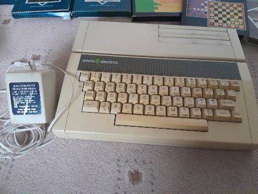 Acorn Electron Computer with Power Supply - Vintage