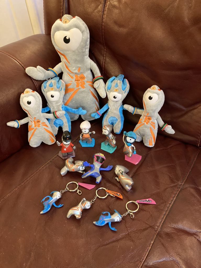 London 2012 Olympics Mascots Wenlock and Mandeville