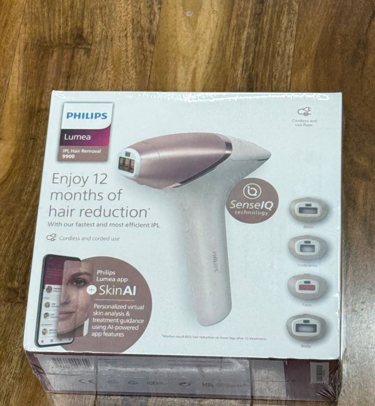 Philips Lumea IPL Hair Removal 9900 – Brand New