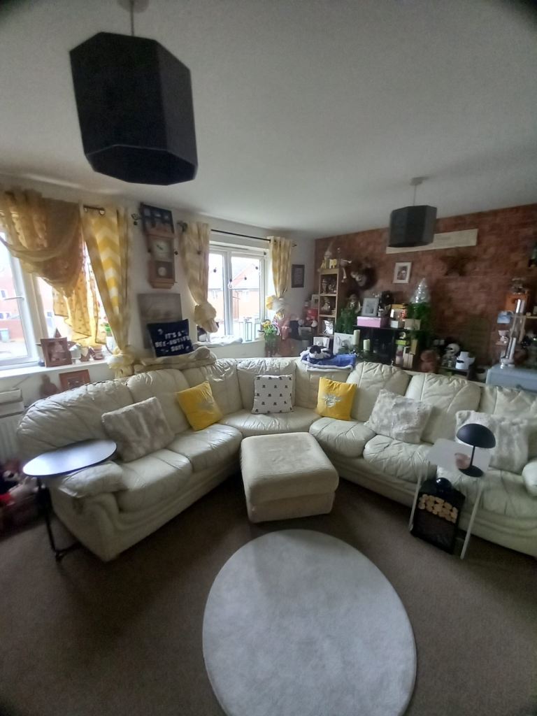 Large curved sofa 