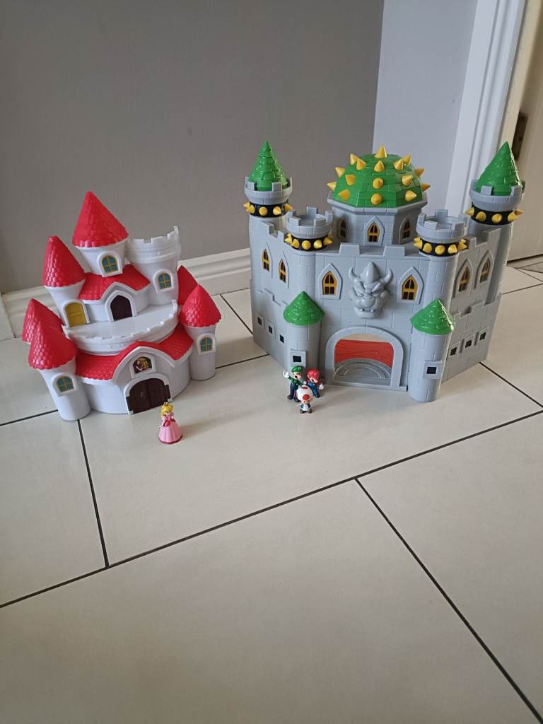 image for Bowsers Castle & Princess Peach Castle
