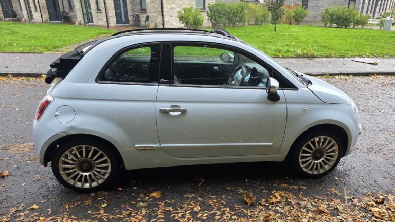 Fiat, 500, Convertible, 2009, Manual, 1368 (cc), 3 doors