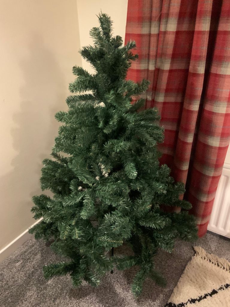 image for Artificial Christmas Tree – 145cm Tall, Great Condition