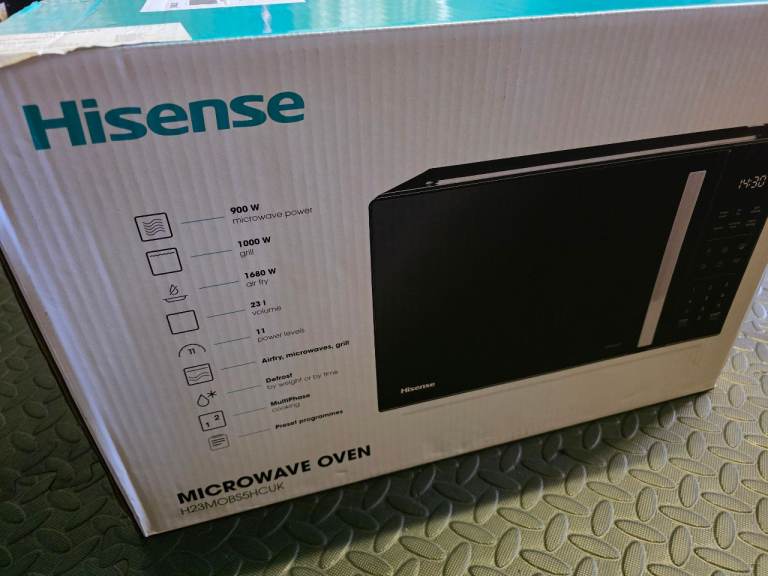 Hisense, Combination Unit, AIR FRYER, GRILL, MICROWAVE - Brand New in Box