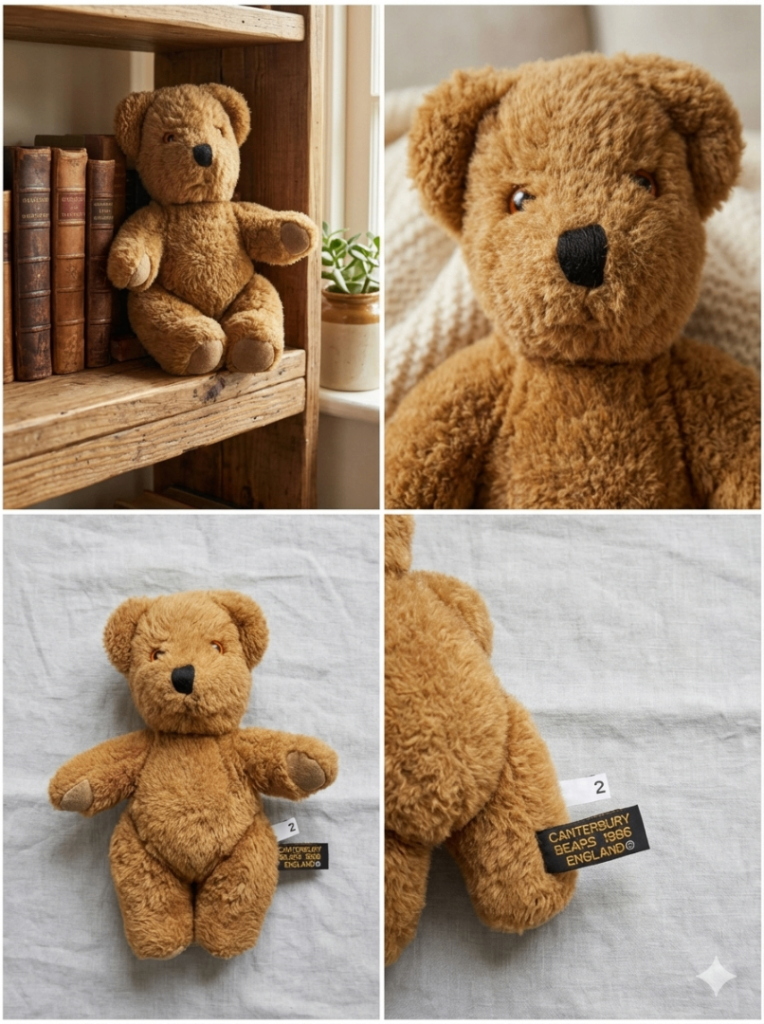 Rare Vintage Canterbury Bears "Gregory" (Size 2) Made in England