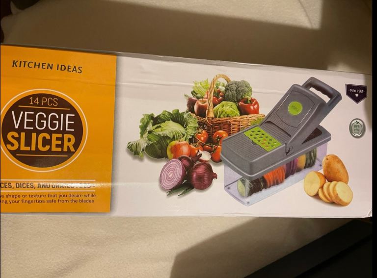 KITCHEN IDEAS 14 PCS VEGGIE SLICER NEW IN BOX