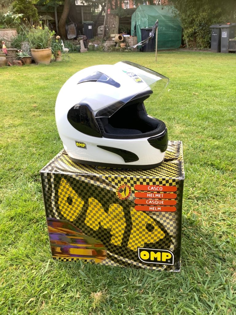 ⛑️ ‘BRAND NEW’ BOXED 📦 AGV OMP NEW PLUS II MOTORCYCLE 🏍️ CRASH 💥 HELMET (SIZE XL)