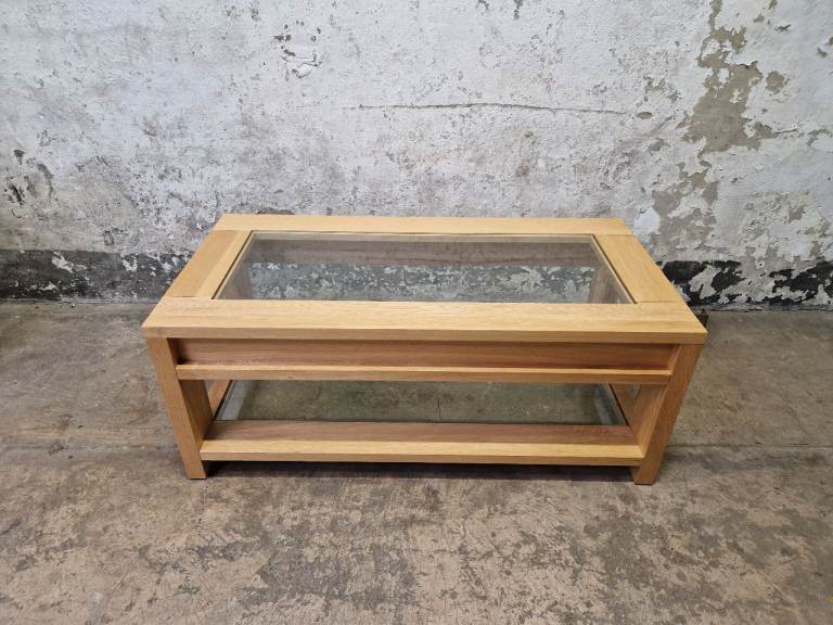 Oak coffee table