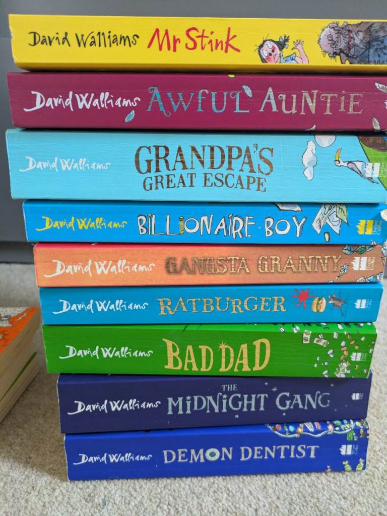 David Walliams Book Collection – 9 Books, Good Condition