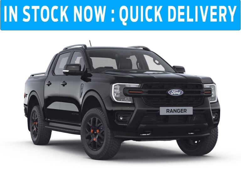 NEW Ford Ranger 4X4 Wildtrak D/Cab *2 SEAT* 2.3 281PS pHEV AUTO Agate Black
