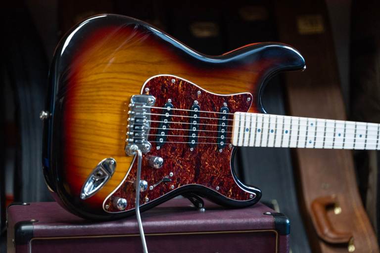 2010 G&L Tribute Series S500 in 3 Tone Sunburst - Maple Fretboard