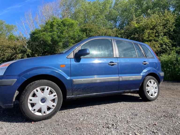 FORD FUSION 1.4 TDCI STYLE CLIMATE 58 REG BLUE 5 DOOR MOT SEPTEMBER 5TH 2026 TAX £35 HISTORY 60+MPG