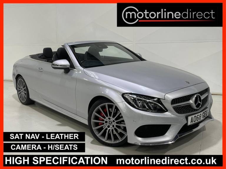 2018 Mercedes-Benz C Class 2.1 C250d AMG Line Cabriolet 2dr Diesel G-Tronic+ Euro 6 (s/s) (204 ps...