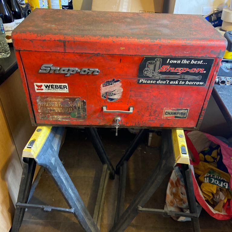 Snap-on Red Tool Box with Drawers – Fair Condition