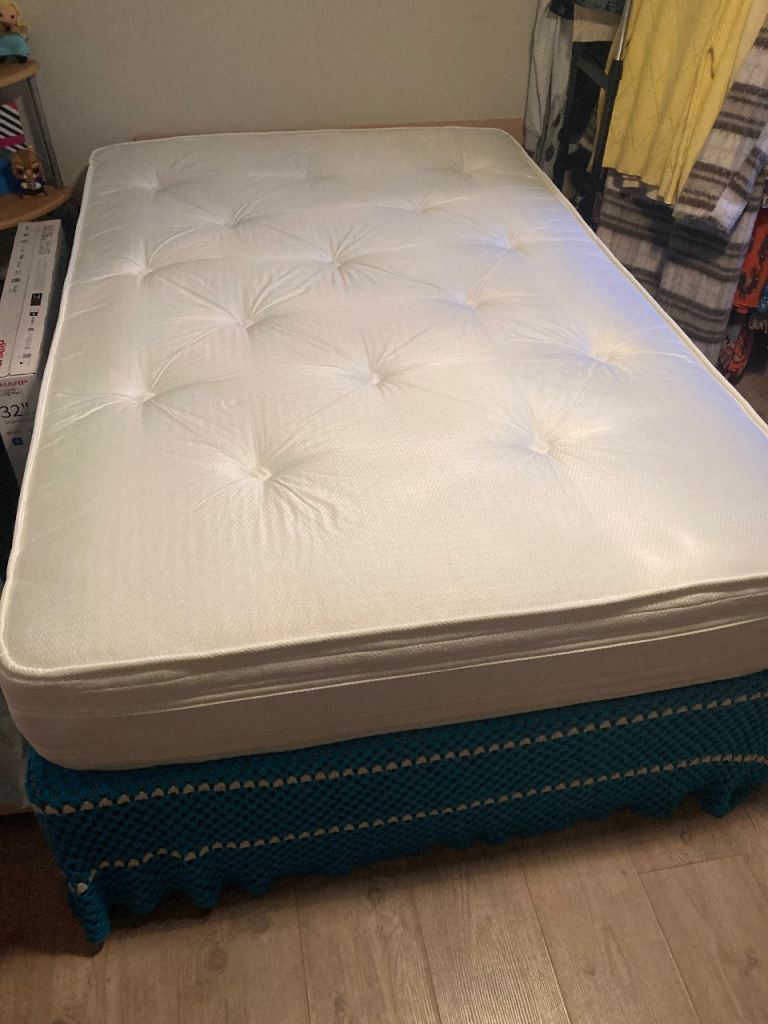 Small Double Divan Base with Regal Mattress