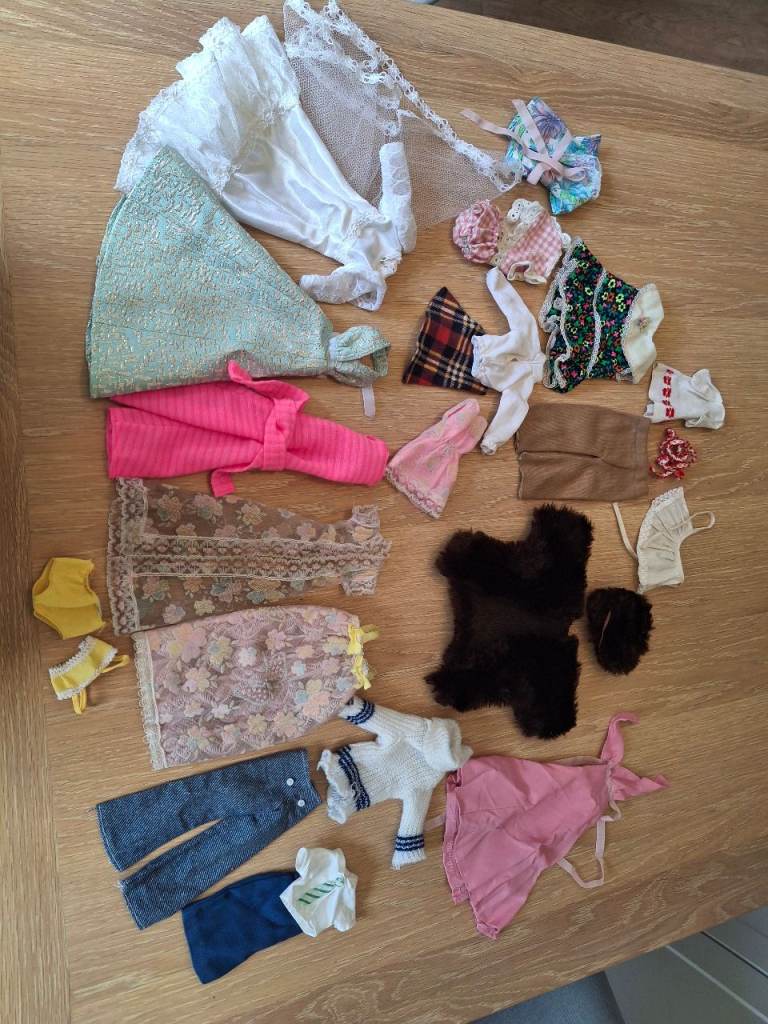 Large Bundle of Vintage Sindy Doll Clothes - Various Styles