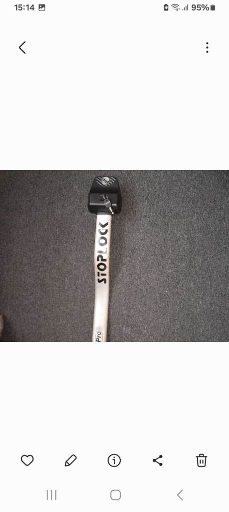 Stop lock