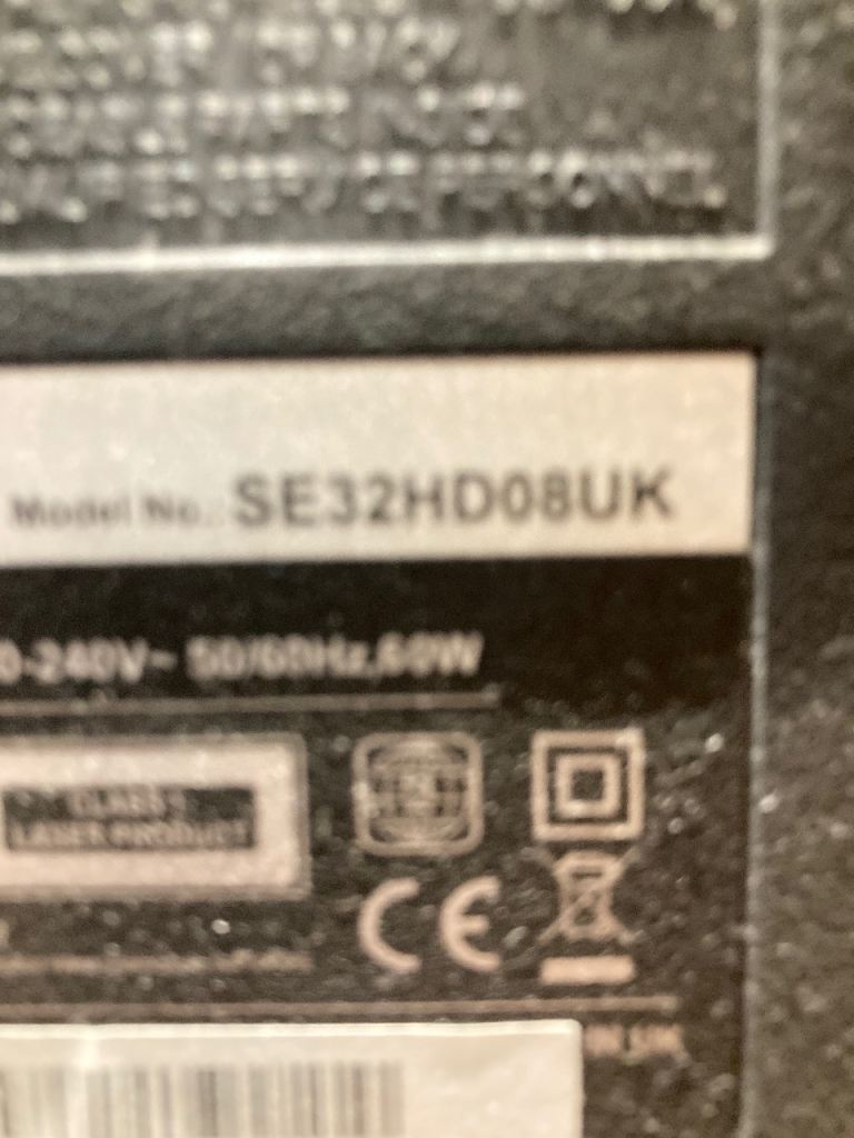 32” HD Tv with Built in DVD player