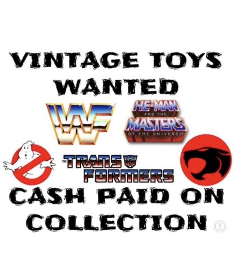 Wanted Vintage Toys Cash waiting Check attics 4 STAR WARS He-man TMNT+