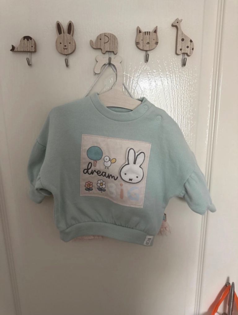Asda George Baby Girls First Size Sweatshirt & Leggings Set