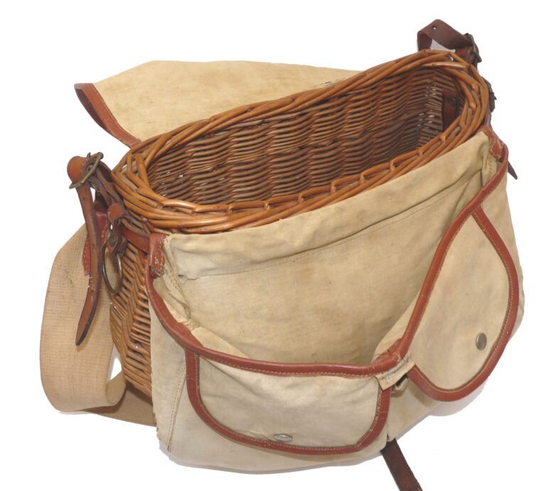 Vintage fishing creel