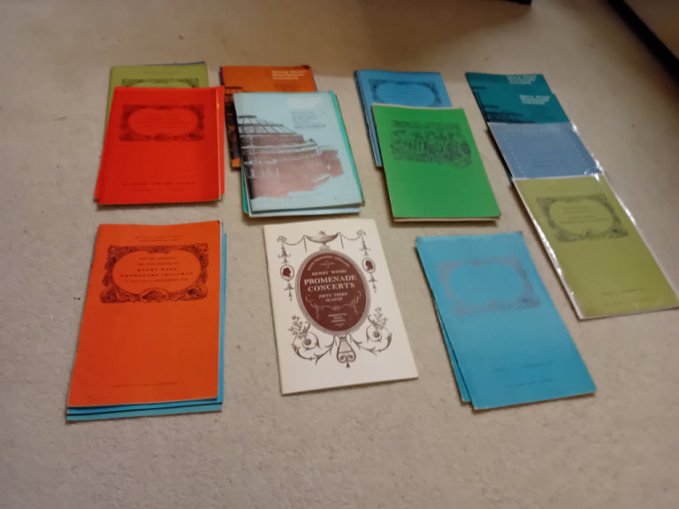 Classical Concert programmes 1940s, 50s and 60s