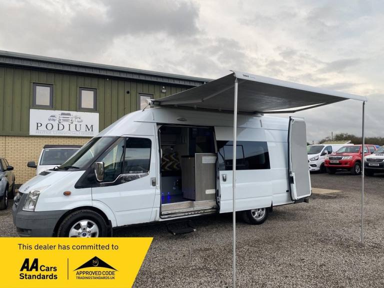 2010 Ford Transit L4 WITH AWNING—HEATER—SOLAR—TOILET—TV MOTORHOME Diesel Manual