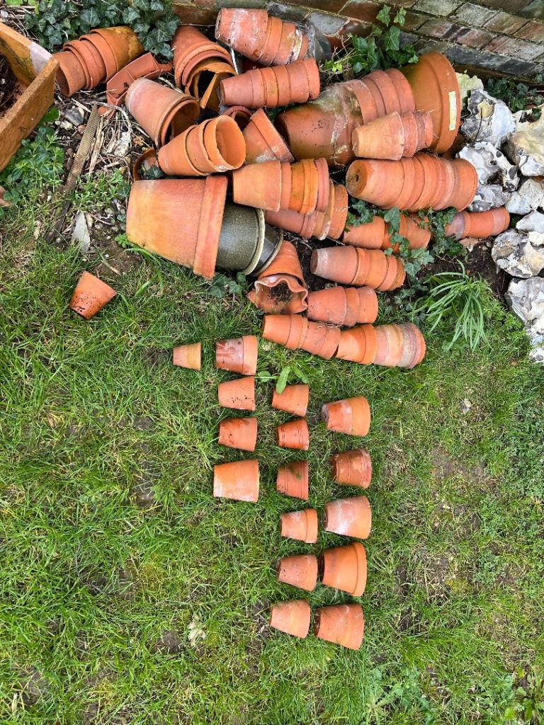 Vintage clay pots