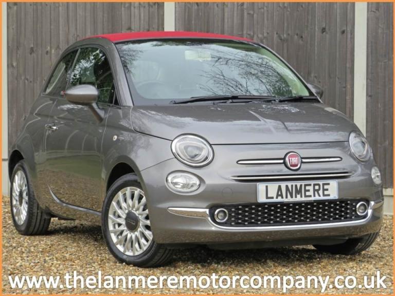 2018 Fiat 500 1.2 Lounge 2dr Convertible * VERY LOW MILEAGE + STUNNING EXAMPLE * CONVERTIBLE Petr...