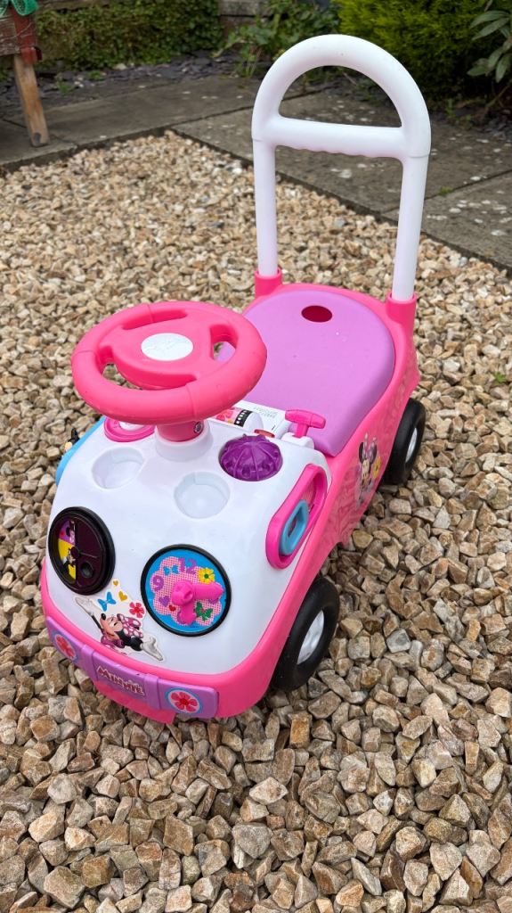 Minnie Mouse Ride-On Car Push Along – Good Condition