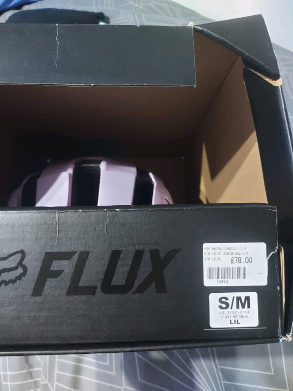 Fox Bike Helmet New In Box Size S/M 55-59cm