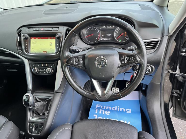 VAUXHALL ZAFIRA TOURER 1.4 i Turbo SRi Nav Black Manual Petrol 2017