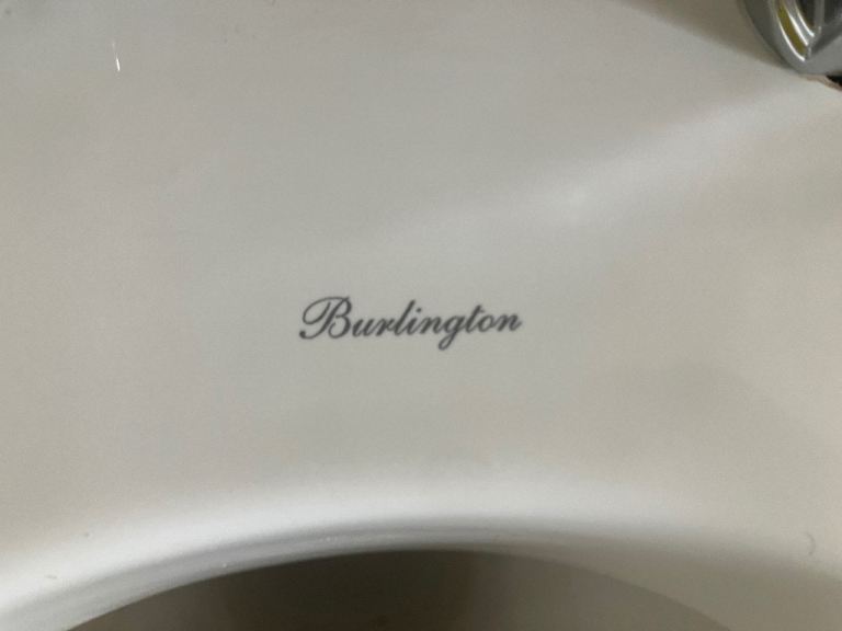 Burlington White Ceramic Toilet with Cistern – Good Condition