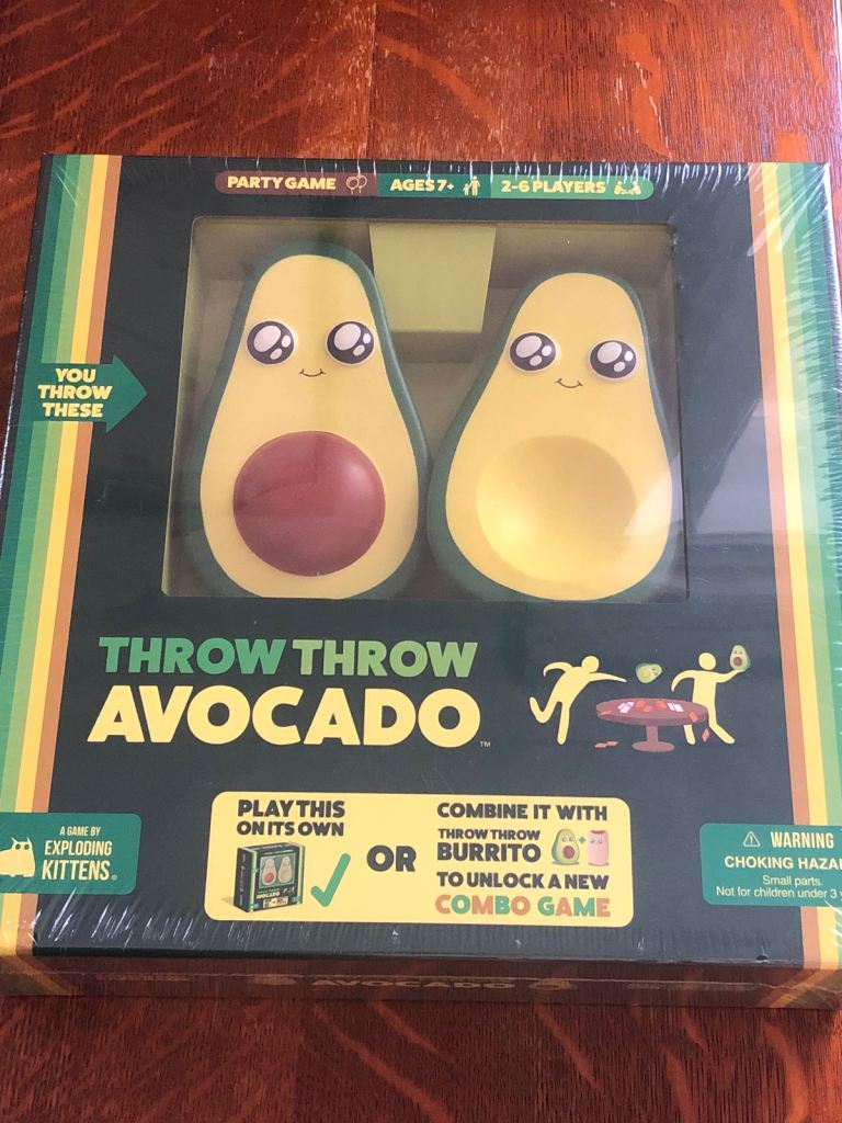 Throw Throw Avocado, by Exploding Kittens