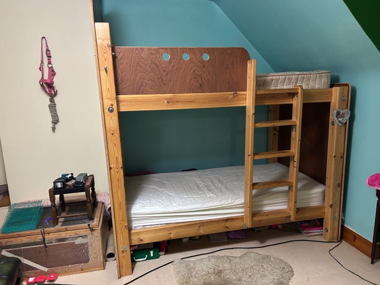 Bunk Beds, custom made, heavy duty wooden bunk beds, designed with safety features, Alford area