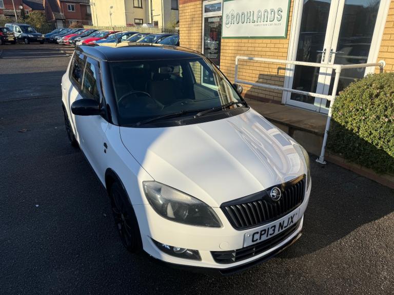2013 Skoda Fabia 1.2 Monte Carlo Tech TSI 5 Door White. Please Read Description