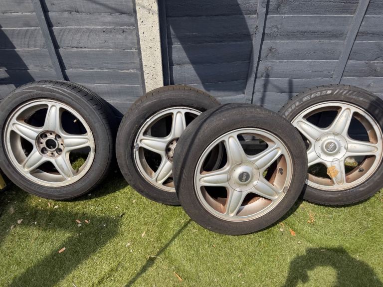 Mini copper tyres & wheels 