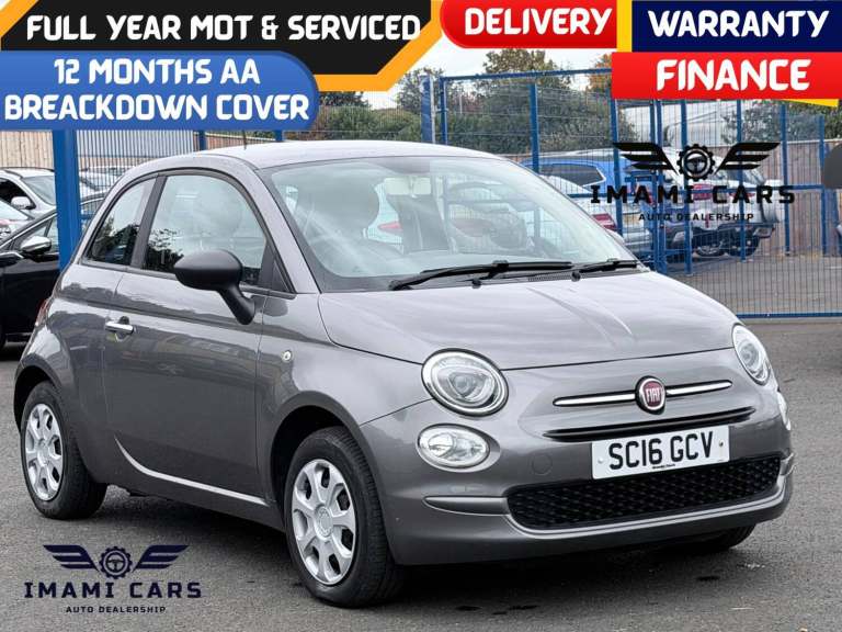 2016 Fiat 500 1.2 Pop 3dr PETROL MANUAL 38000 MILES FRESH MOT SERVICED ULEZ  FSH HATCHBACK Petrol...
