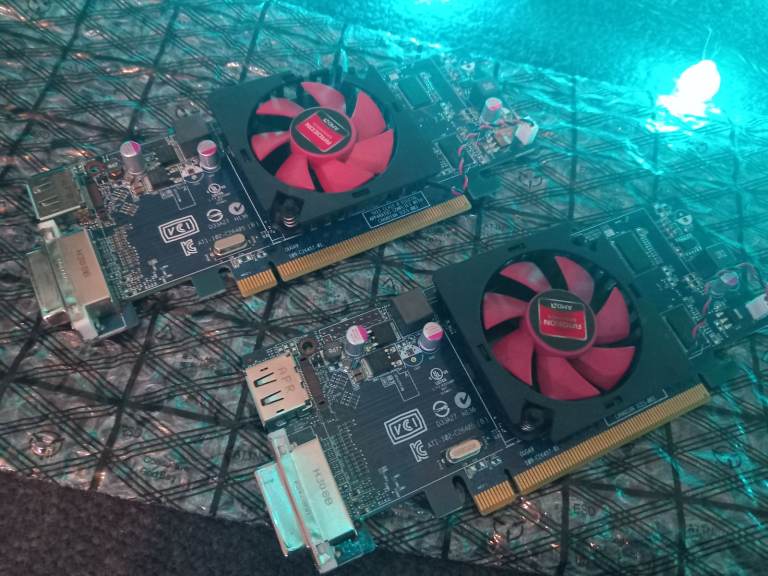 image for Two 1 gig graphics card 