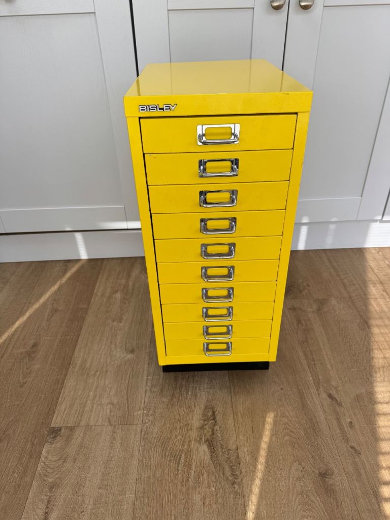 10 drawer Bisley filing cabinet