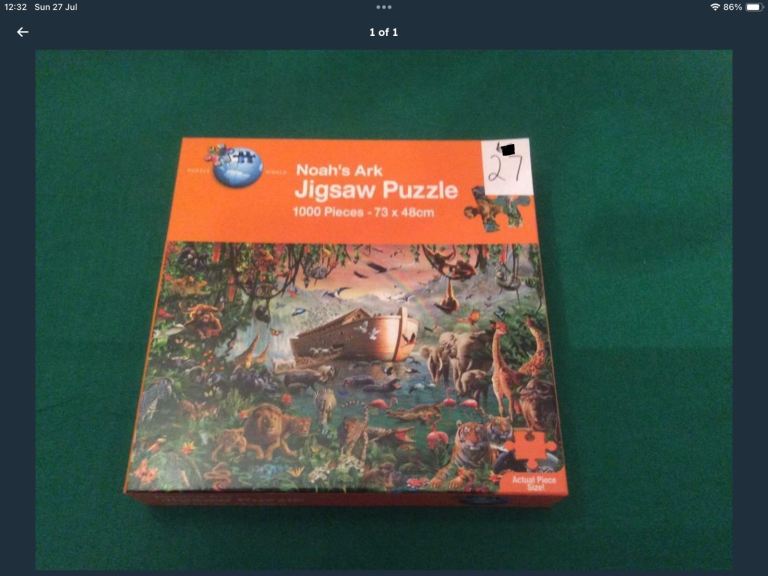 1,000 piece Noah’s ark puzzle*ALL PUZZLES 4 for £10*