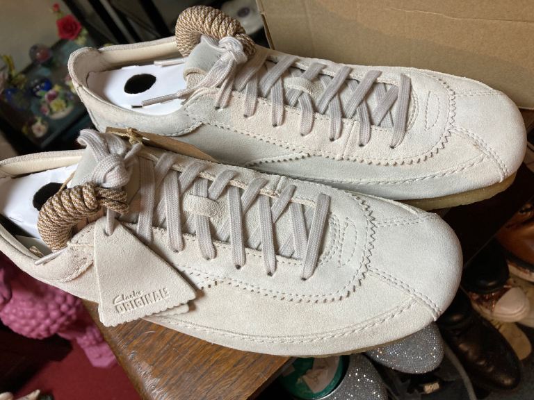 Clarks Wallabee Tor suede shoes £40