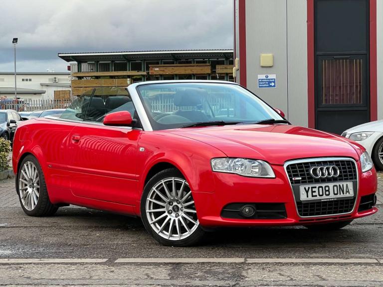2008 Audi A4 2.0 TDi S Line 2dr CONVERTIBLE DIESEL Manual