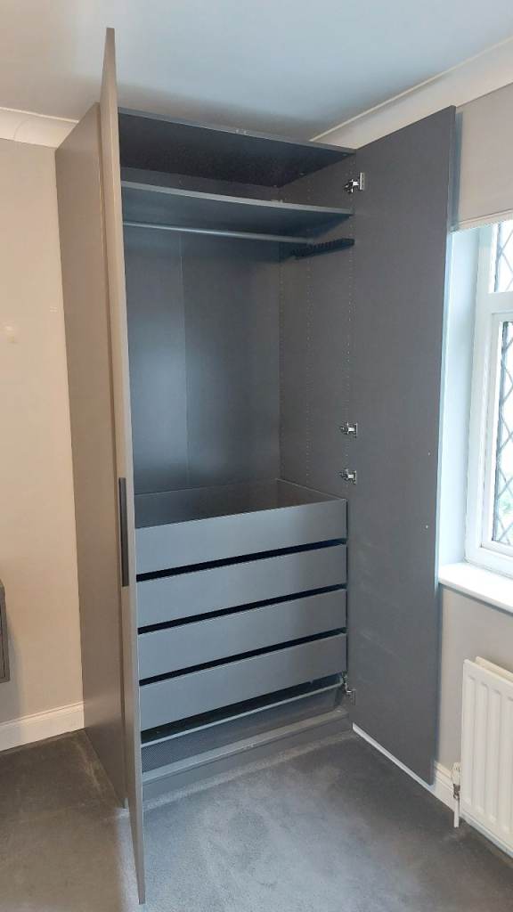 Ikea wardrobe with storage
