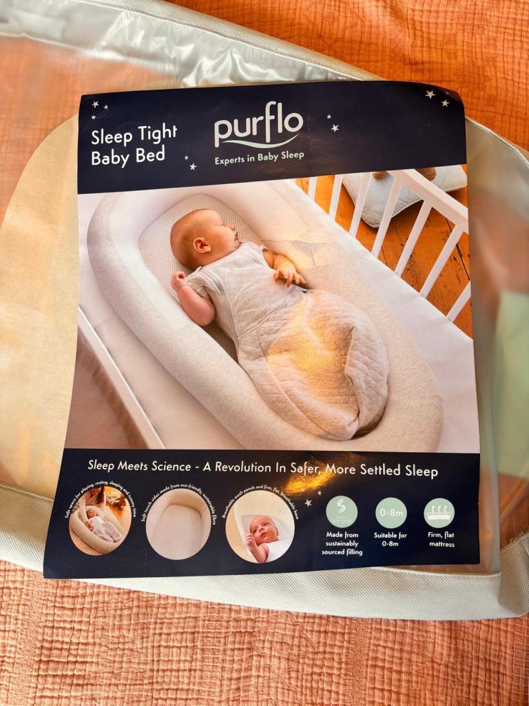 Purflo sleep tight baby bed (sleepyhead) 