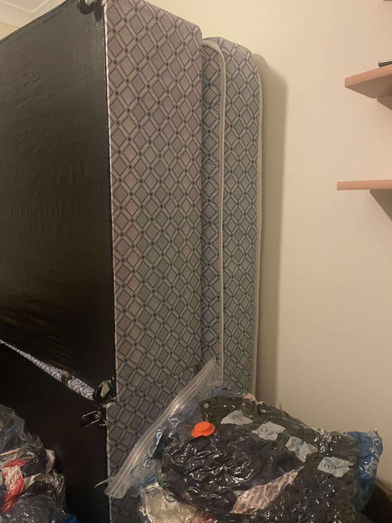 image for Double divan bed with mattress CAN DELIVER 